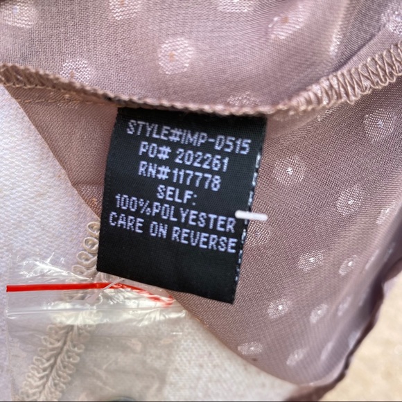 NWT Love Stitch Woman's geometric purple tops S - Picture 7 of 10